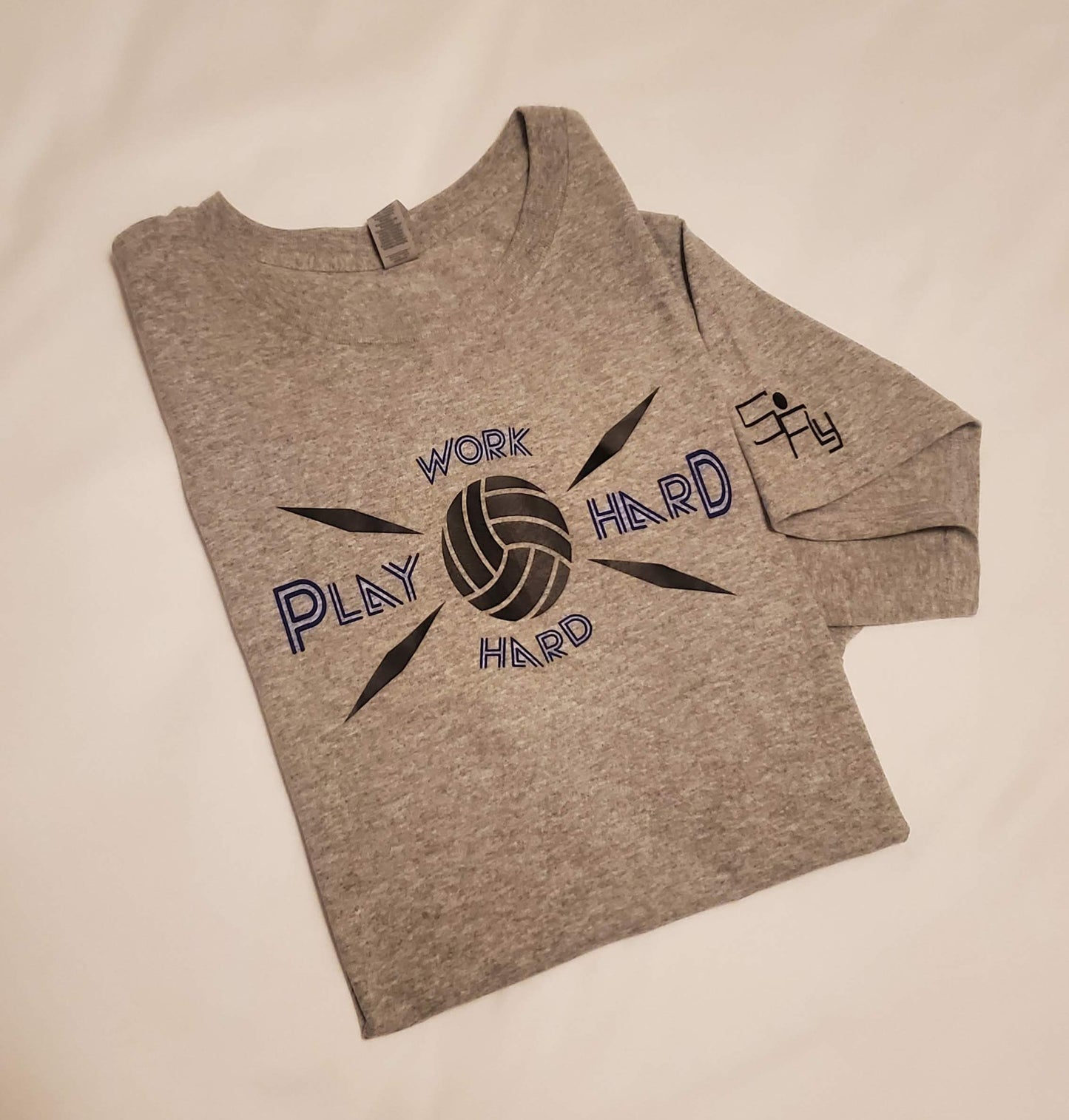 SoFly VOLLEYBALL T-SHIRT work hard, play hard