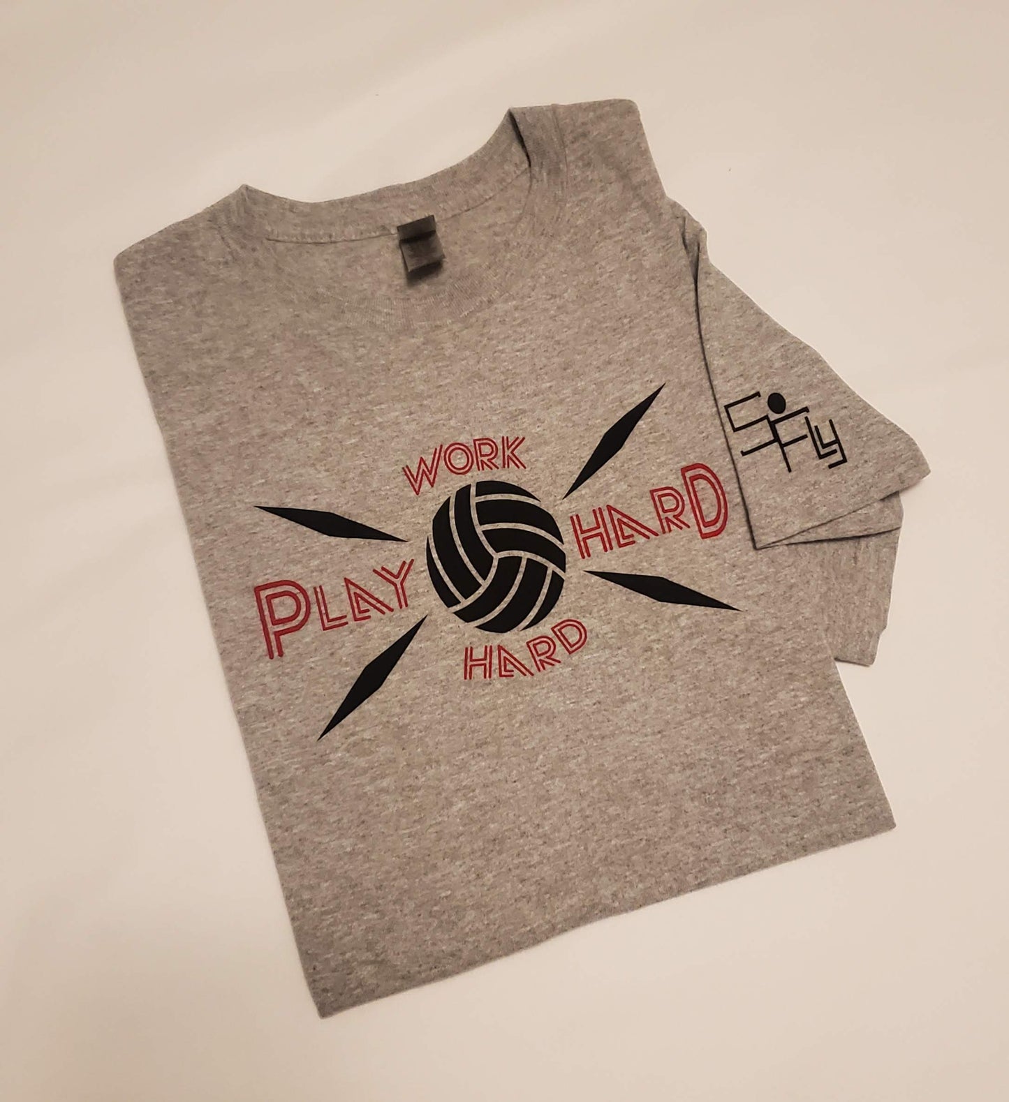 SoFly VOLLEYBALL T-SHIRT work hard, play hard