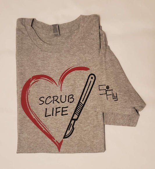 SURGICAL TECH T-SHIRT scrub life with scalpel