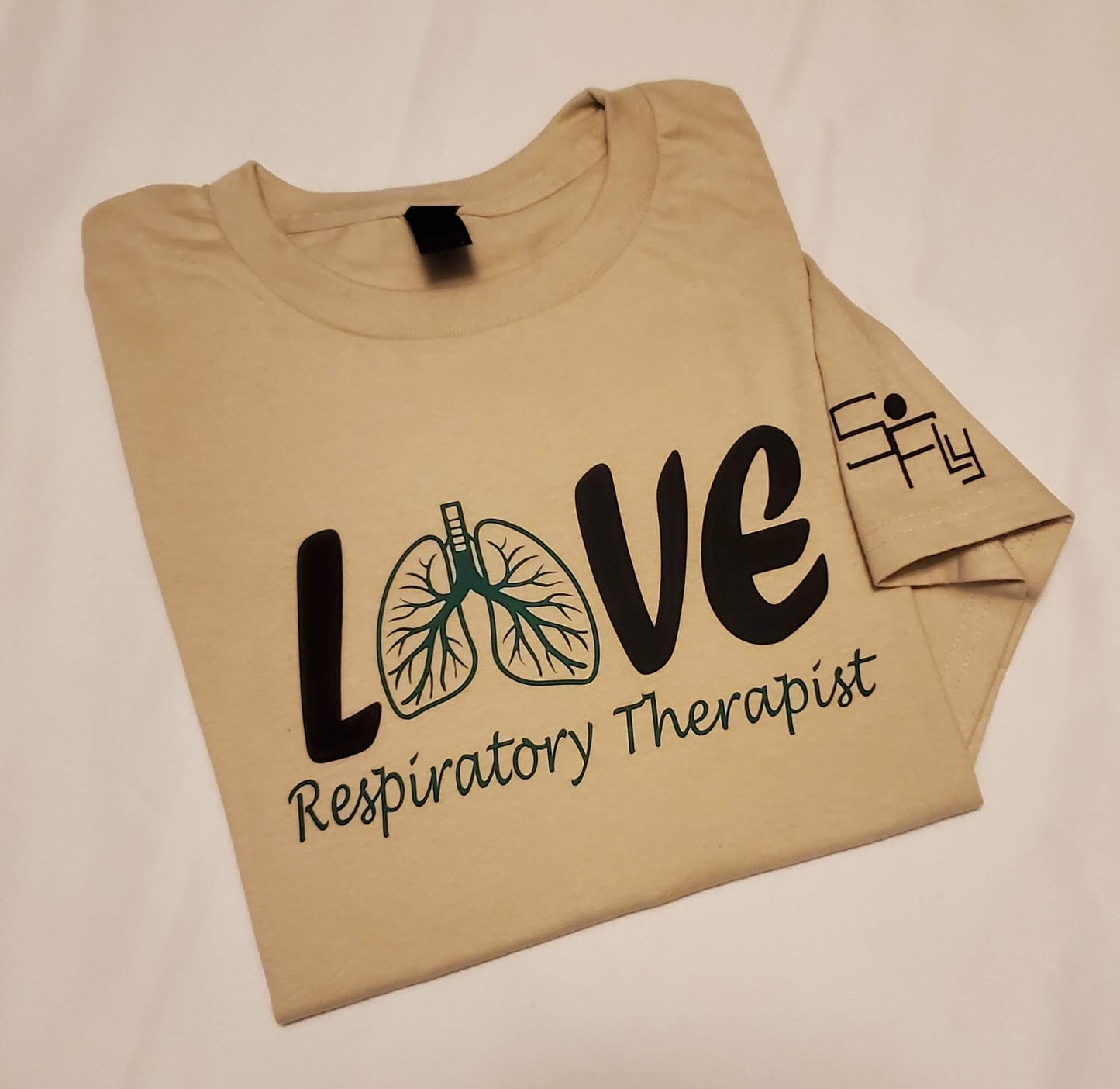 RESPIRATORY T-SHIRT love respiratory therapist