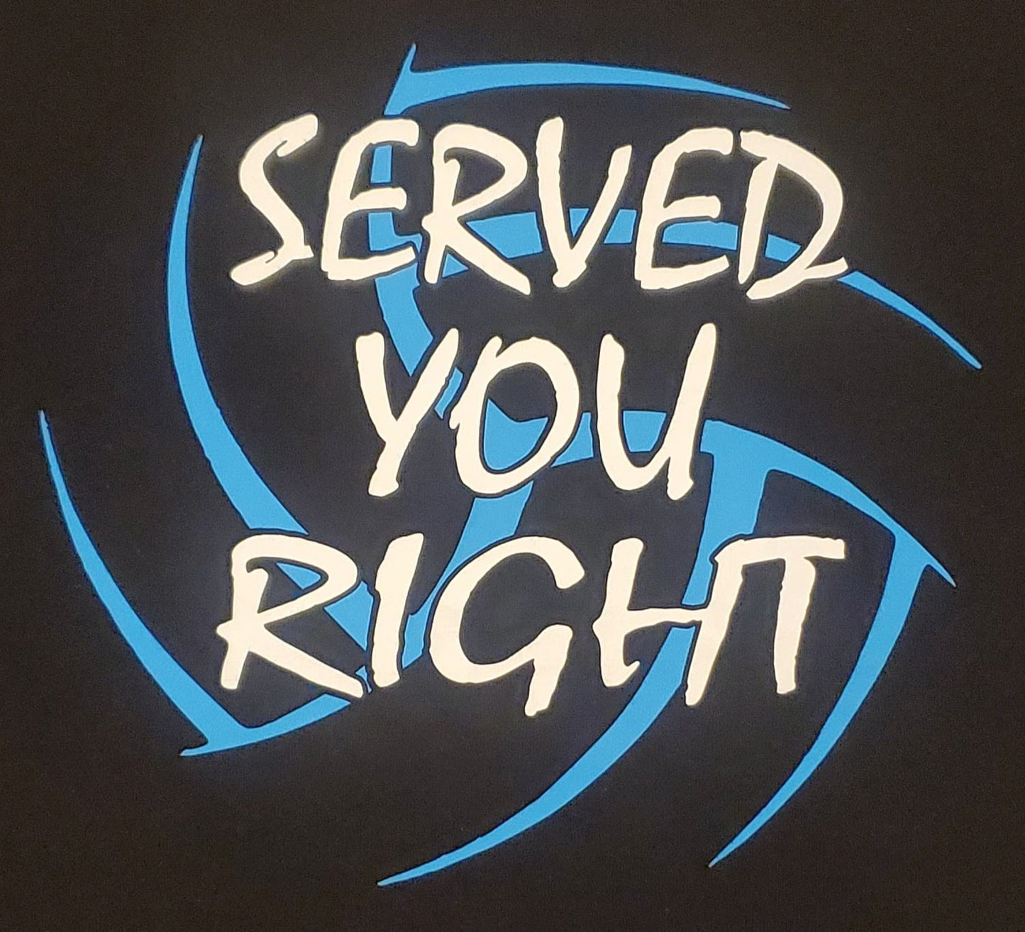 SoFly VOLLEYBALL SWEATSHIRT served you right (blue ball)