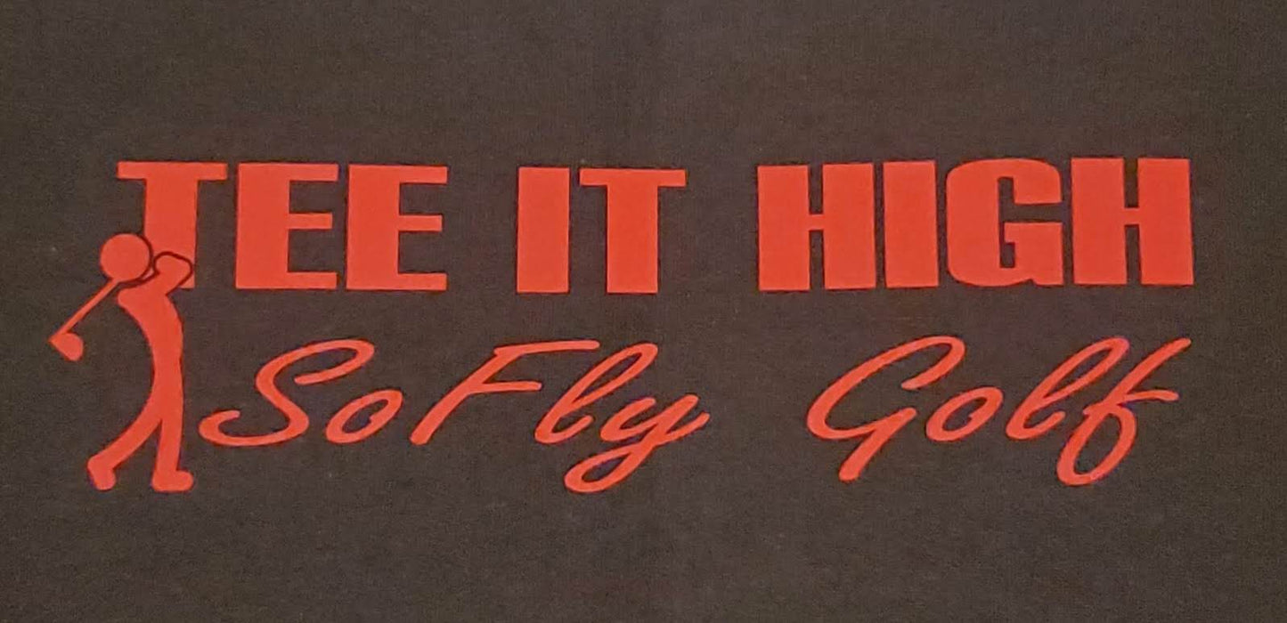 SoFly GOLF T-SHIRT tee it high with golfer