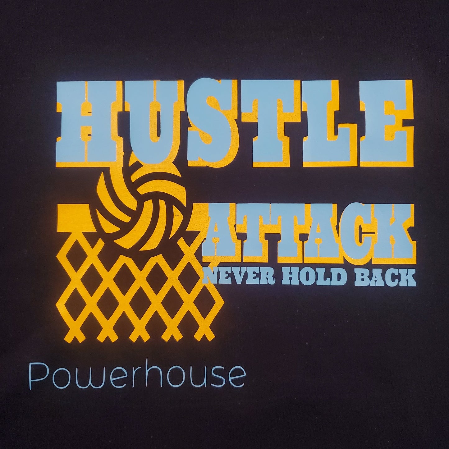 SoFly VOLLEYBALL T-SHIRT powerhouse: hustle, attack, never hold back