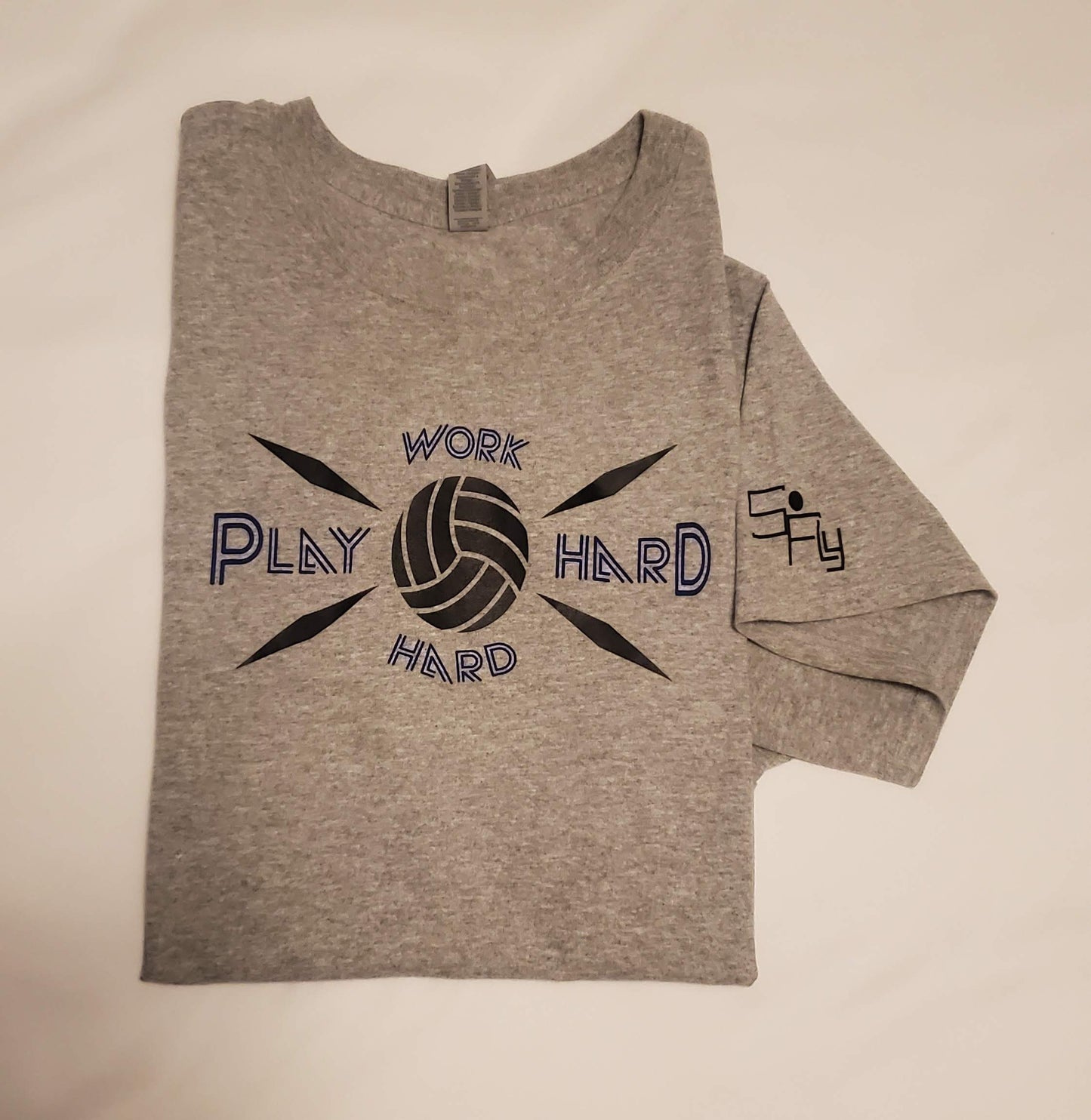 SoFly VOLLEYBALL T-SHIRT work hard, play hard