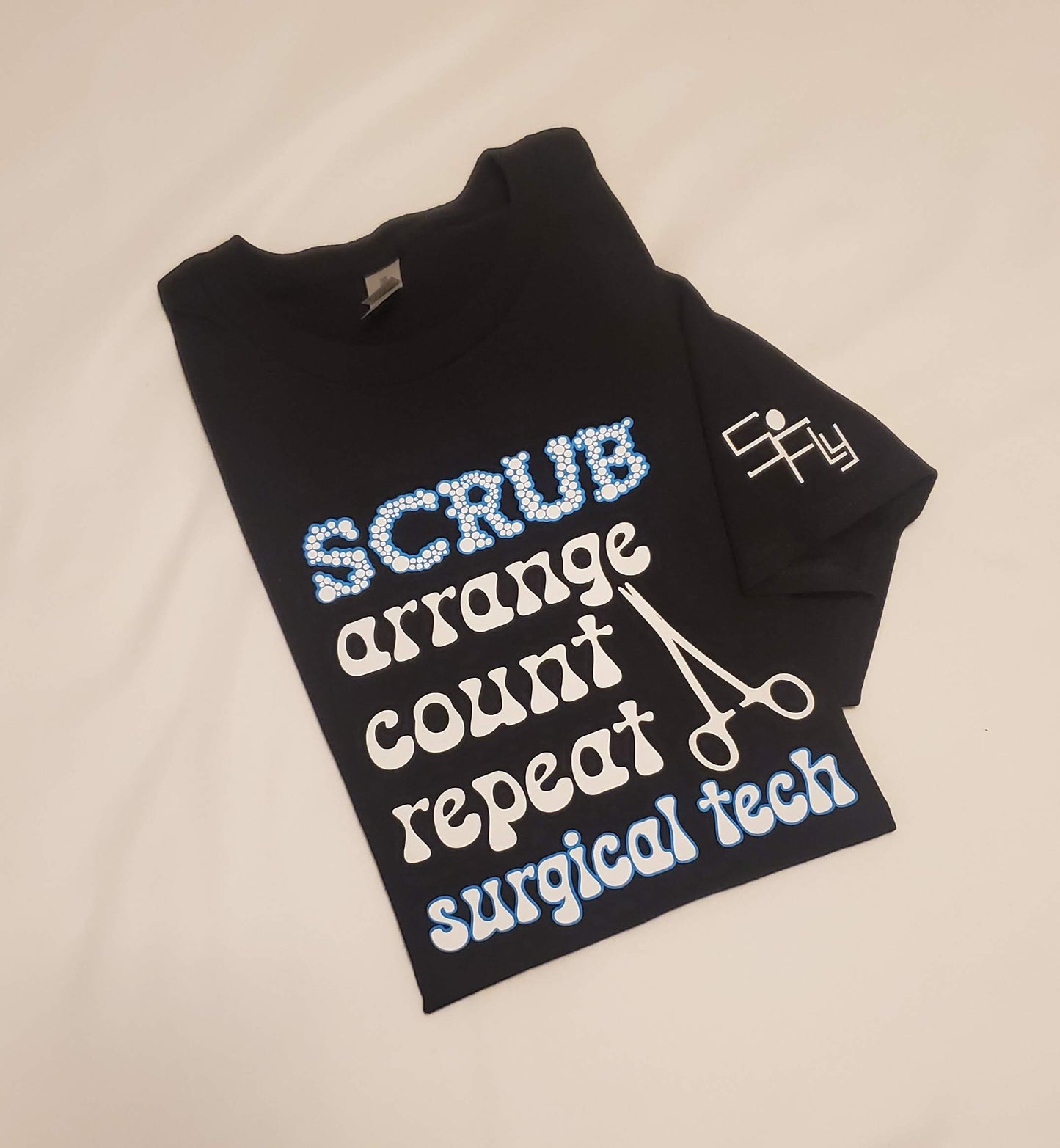 SCRUB arrange COUNT repeat