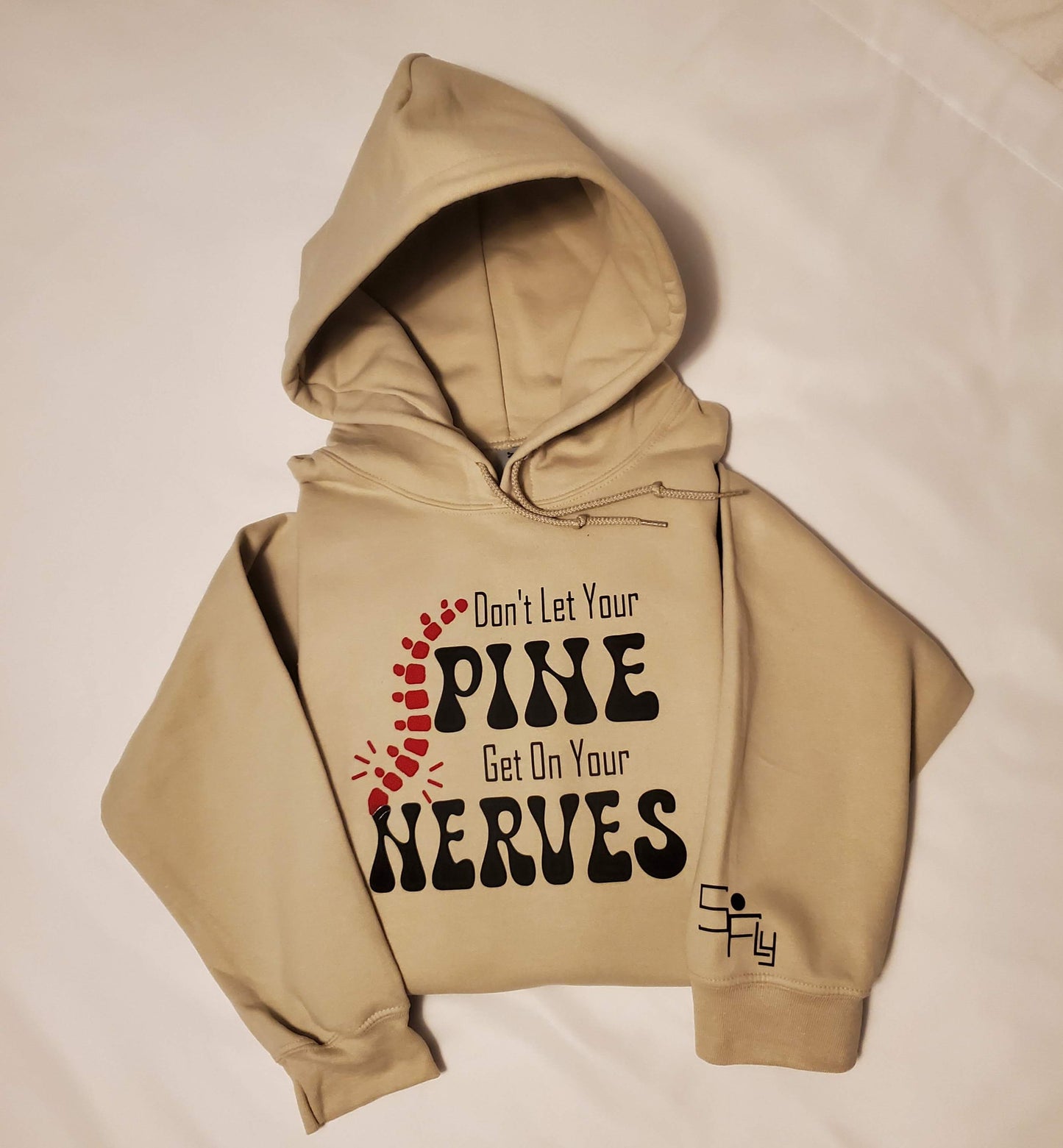CHIROPRACTIC HOODIE don't let your spine get on your nerves