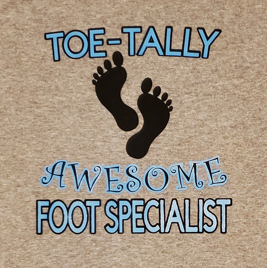 PODIATRY SWEATSHIRT toe-tally awesome