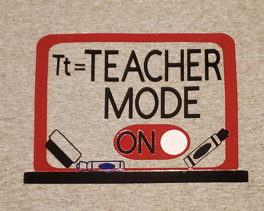 TEACHERS / EDUCATORS HOODIE t=teacher mode