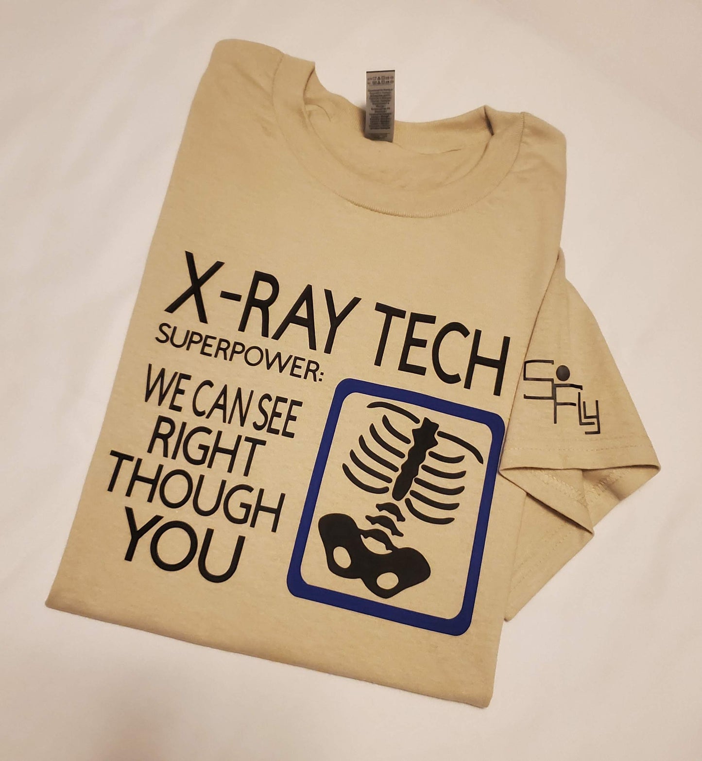 RADIOLOGY / X-RAY T-SHIRT x-ray tech superpower...