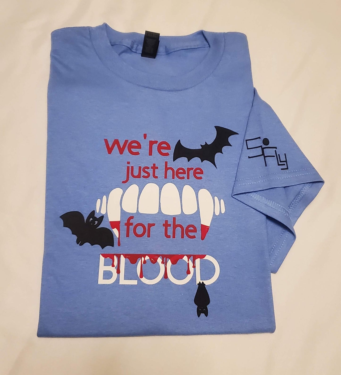 PHLEBOTOMY T-SHIRT we're just here for the blood