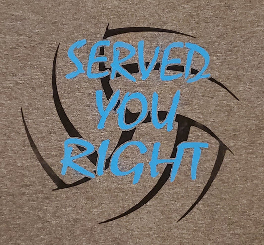 SoFly VOLLEYBALL SWEATSHIRT served you right (black ball)