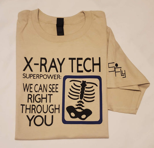 RADIOLOGY / X-RAY T-SHIRT x-ray tech superpower...
