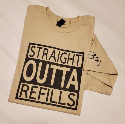 PHARMACY T-SHIRT straight outta refills