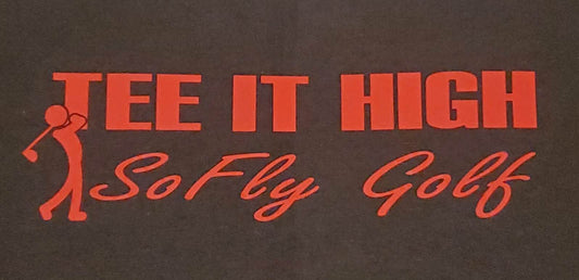 SoFly GOLF T-SHIRT tee it high with golfer