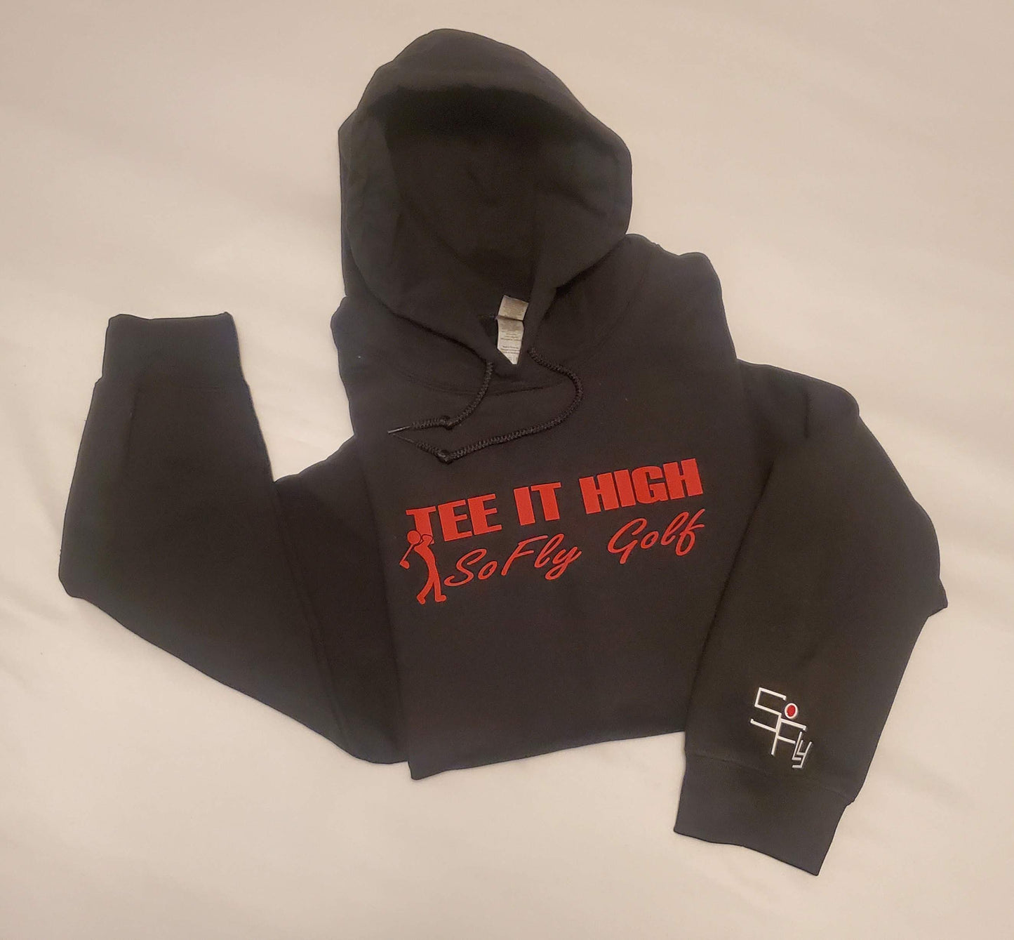 SoFly GOLF HOODIE tee it high with golfer